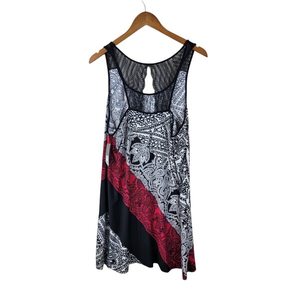 NEW Apt 9 Nightgown size XL Dress Pink Lace Back Lightweight Flowy Stretchy Pink - Picture 5 of 7